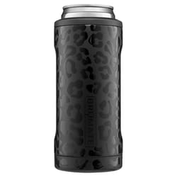 BruMate Hopsulator 12 oz Onyx Leopard BPA Free Can Insulator