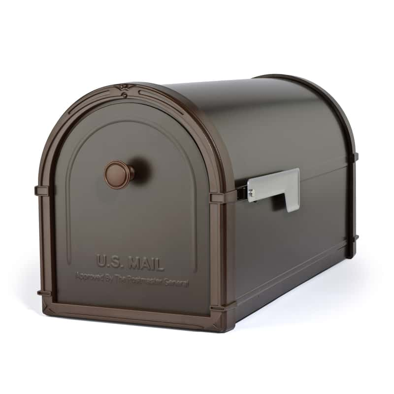 Architectural Mailboxes Bellevue Modern Galvanized Steel Post Mount ...