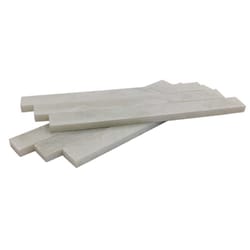 Spring Creek Products Cut-N-weld 8 in. Standard Flat Soapstone White 6 pk