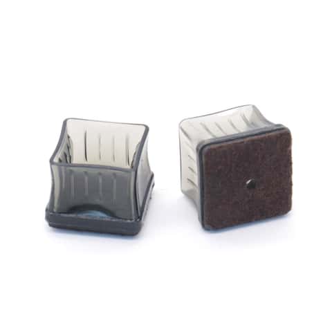 Ace Felt/Plastic Leg Tip Clear Square 0.59 - 0.70 in. W 8 pk Mfr# HPT ...