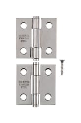 Ace .95 in. W X 1-1/2 in. L Stainless Steel Stainless Steel Narrow Hinge 2 pk