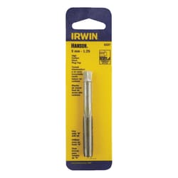 Irwin Hanson High Carbon Steel Metric Plug Tap 9mm-1.25 1 pc