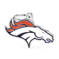 MyFamily NFL Orange/White Denver Broncos Metal Pet Tags