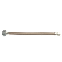 BrassCraft Speedi Plumb 1/2 in. FIP X 1/2 in. D FIP 12 in. Polymer Supply Line