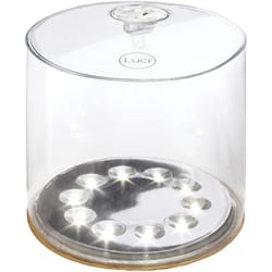 MPOWERD Luci 65 lm Silver LED Solar Inflatable Lantern