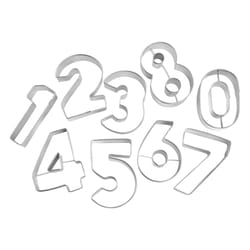 R&M International Silver Steel Cookie Cutter Set
