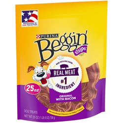 Purina Beggin' Strips Bacon Flavored Treats For Dogs 25 oz