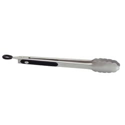 Fox Run Silver Stainless Steel Locking Tongs