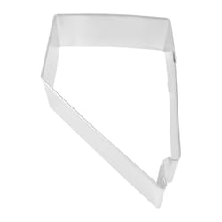 R&M International Corp International Corp 3 in. W X 4 in. L Nevada State Cookie Cutter Silver 1 pc