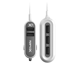 RapidX X5 5 USB Car Charger 1 pk