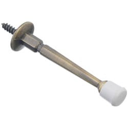 Ace 3 in. W Metal Antique Gold Rigid Door Stop Mounts to door and wall 1.8 in.