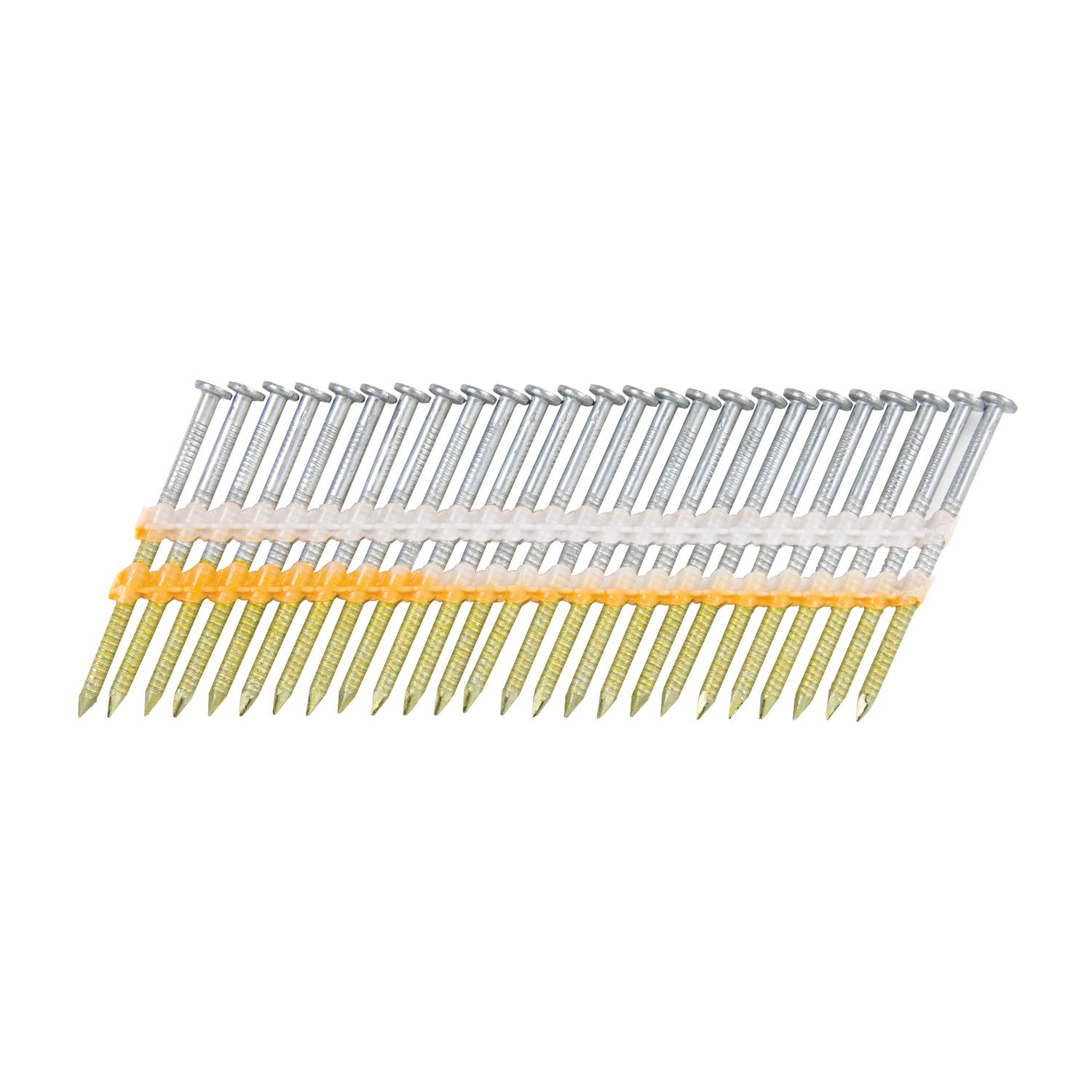 Metabo HPT 2-3/8 in. Plastic Strip Bright Framing Nails 21 deg 1000 pk
