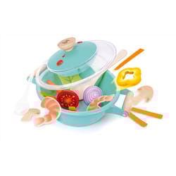 Hape Little Chef Cooking and Steam Play Set Multicolored 16 pc