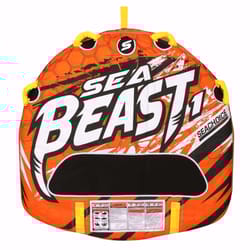 Seachoice Sea Beast Nylon Inflatable Multicolored Towable Tube 48 in. H X 50 in. W X 50 in. L