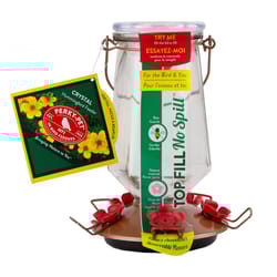 Perky-Pet Hummingbird 28 oz Glass/Metal/Plastic Nectar Bird Feeder 5 ports