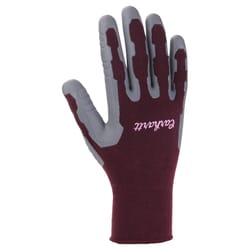 Carhartt Women's Indoor/Outdoor Grip Gloves Purple M 1 pair