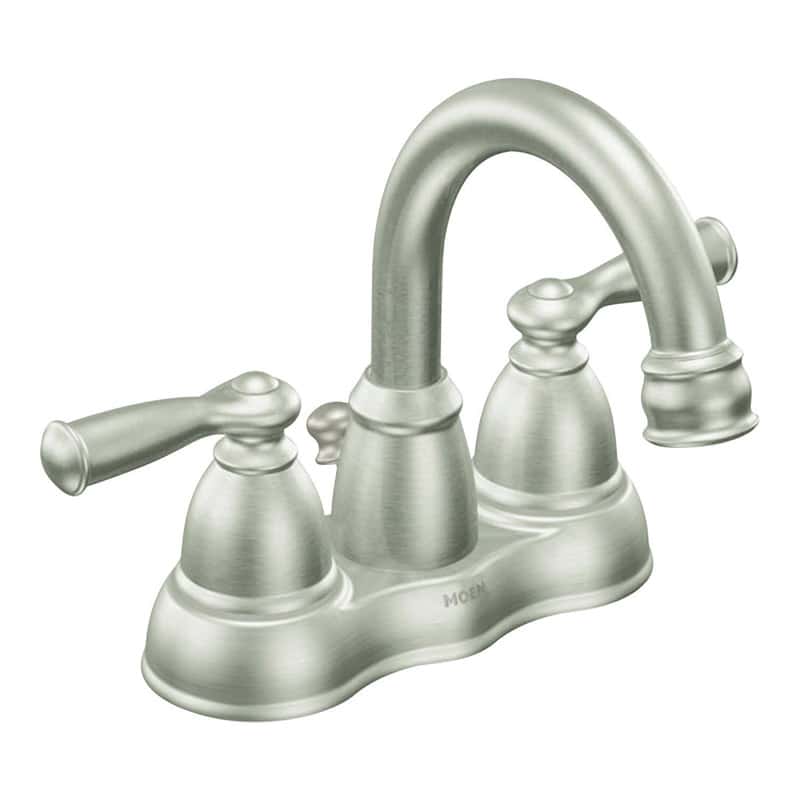 Moen Banbury Brushed Nickel Bathroom Faucet 4 in. Ace Hardware