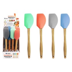 Home Plus Assorted Bamboo/Silicone Spatula