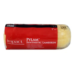 Linzer Impact Pylam Synthetic Lambskin 9 in. W X 1 in. Regular Paint Roller Cover 1 pk