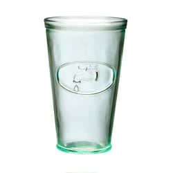 Amici 16 oz Green Glass Highball Glass