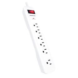 Monster Just Power It Up 15 ft. L 6 outlets Surge Protector White 1080 J