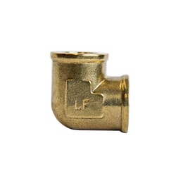 ATC 3/8 in. FPT 1/4 in. D FPT Brass 90 Degree Elbow