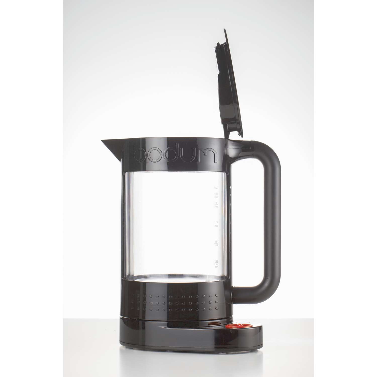 Proctor Silex Black Glass/Plastic 1.7 L Electric Tea Kettle