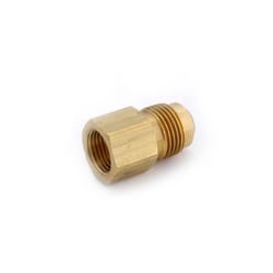 Anderson Metals 1/2 in. Female Flare in. X 3/8 in. D Male Flare Brass Reducing Adapter