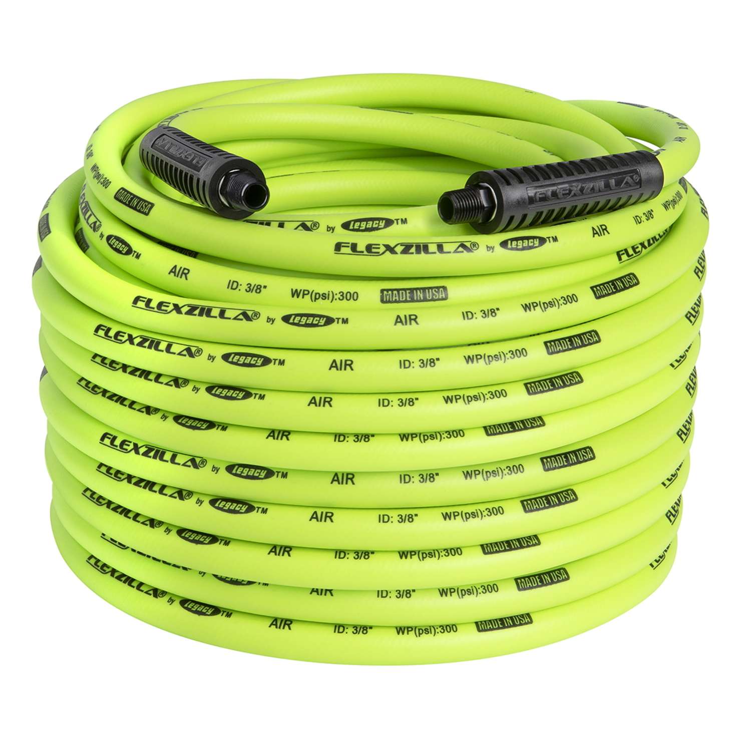 Flexzilla 100 ft. L x 3/8 in. Dia. Hybrid Polymer Air Hose 300 psi