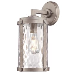 Westinghouse Armin Switch LED Weathered Silver Outdoor Light Fixture Hardwired
