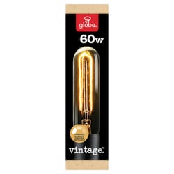 Globe Electric 60 W T10 Vintage Incandescent Bulb E26 (Medium) Amber 1 pk