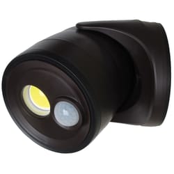 Fulcrum Light It! Motion-Sensing Battery Powered LED Bronze Floodlight