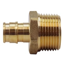 Apollo Expansion PEX / Pex A 1/2 in. Expansion PEX in to X 3/4 in. D MPT Brass Male Adapter