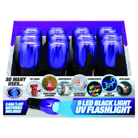 Blacklight Master 15 lm Black/Purple LED UV Flashlight AAA Battery - Ace  Hardware