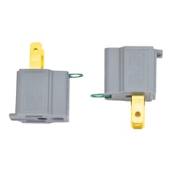 Leviton Polarized 1 outlets Outlet Adapter 2 pk