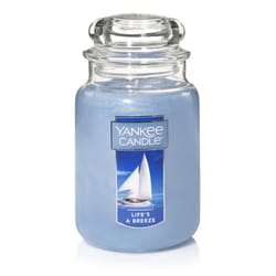 Yankee Candle Blue Life's A Breeze Scent Jar Candle 22 oz