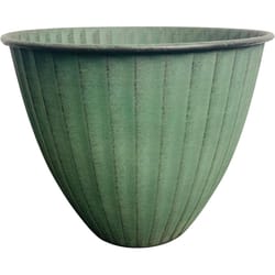 Robert Allen Monroe 10 in. D Metal Planter Sage