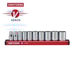 Craftsman V-Series 1/4 in. drive S Metric 6 Point Socket Set 10 pc