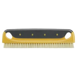 Allway 3/4 in. W X 12 in. L Black/Yellow Polypropylene Smoothing Brush