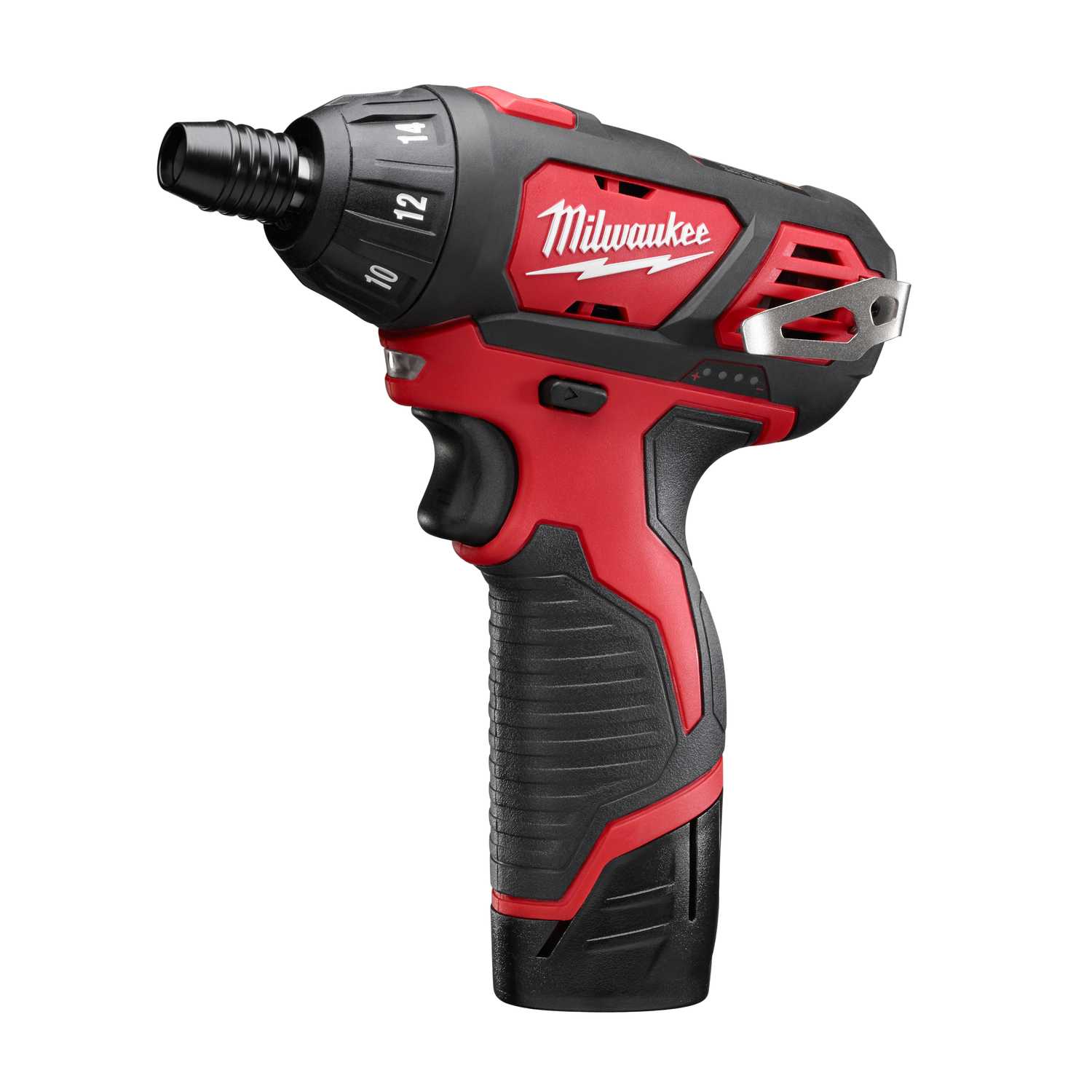 Milwaukee M12 1/4 Cordless Keyless Battery Operated Screwdriver Kit 1.5