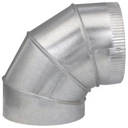 Imperial 8 in. D X 8 in. D Adjustable 90 deg Galvanized Steel Furnace Pipe Elbow