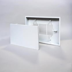 Fittes Aria Vent 10 in. H X 14 in. W Satin White ABS Plastic Wall/Ceiling Air Vent Return