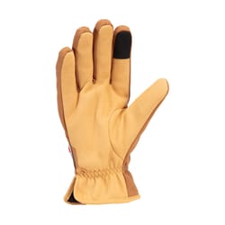 Carhartt Rugged Flex L Synthetic Leather Brown Cold Weather Gloves