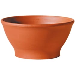 Deroma Ciotola Liscia 4.89 in. H X 10.7 in. D Clay Bowl Planter Terracotta