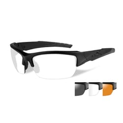 Wiley X Anti-Fog Valor Safety Sunglasses Assorted Lens Black Frame 1 pc