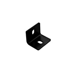 National Hardware 2.4 in. H x 3 in. W x 0.188 in. D Black Square Corner Brace