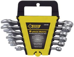 Steel Grip Metric Wrench Set Multiple in. L 6 pc