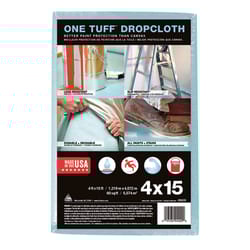 Trimaco One Tuff 4 ft. W X 15 ft. L Professional Grade Canvas Drop Cloth 1 pk