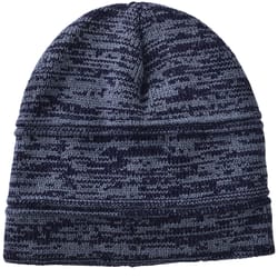 Mad Man Heathered Toboggan Winter Hat Blue One Size Fits Most