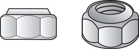 Hillman 7/16 in. Zinc-Plated Steel SAE Nylon Lock Nut 50 pk Hillman 7/16 in. Zinc-Plated Steel SAE Nylon Lock Nut 50 pk